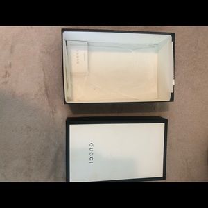 Gucci shoes box complete package